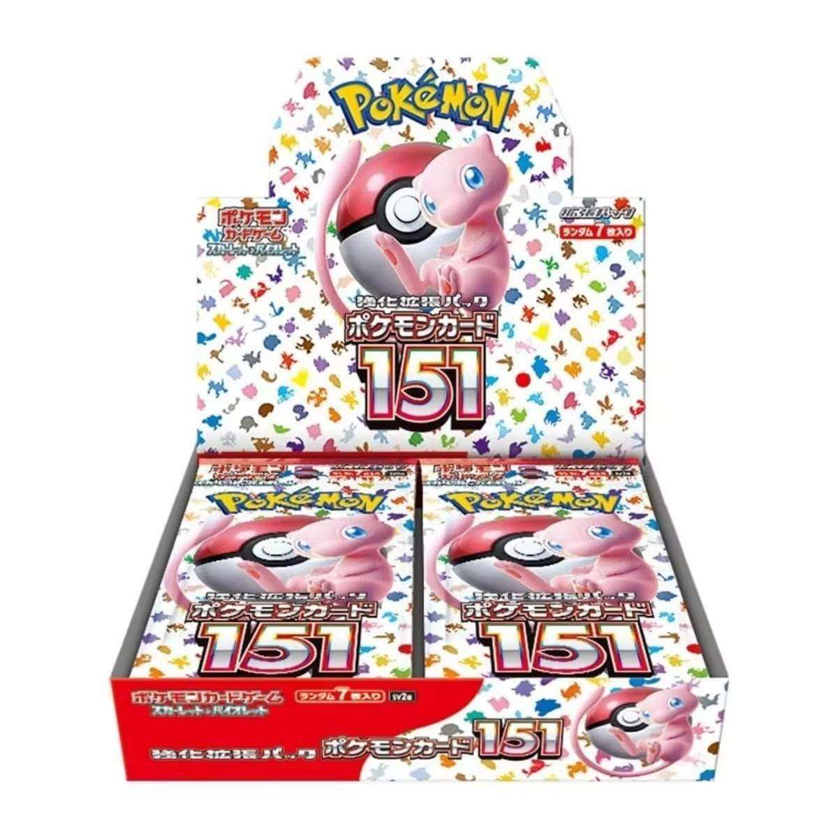 Pokémon Card 151 Japanese Edition sealed display